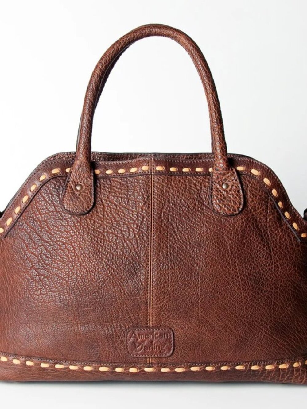 American Darling Boho Bloom Tooled Leather Satchel - Picture 3 of 6